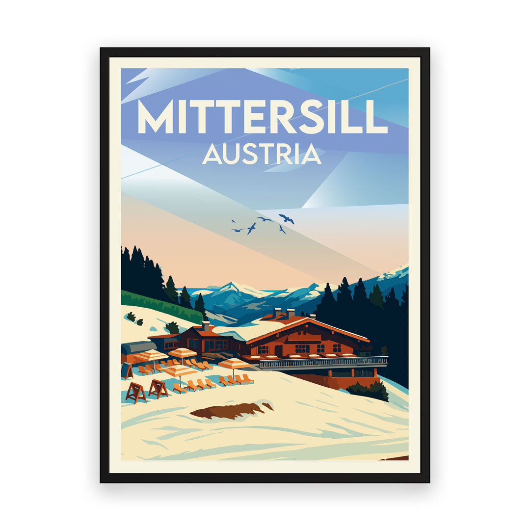 Mittersill Österreich Kunstdruck