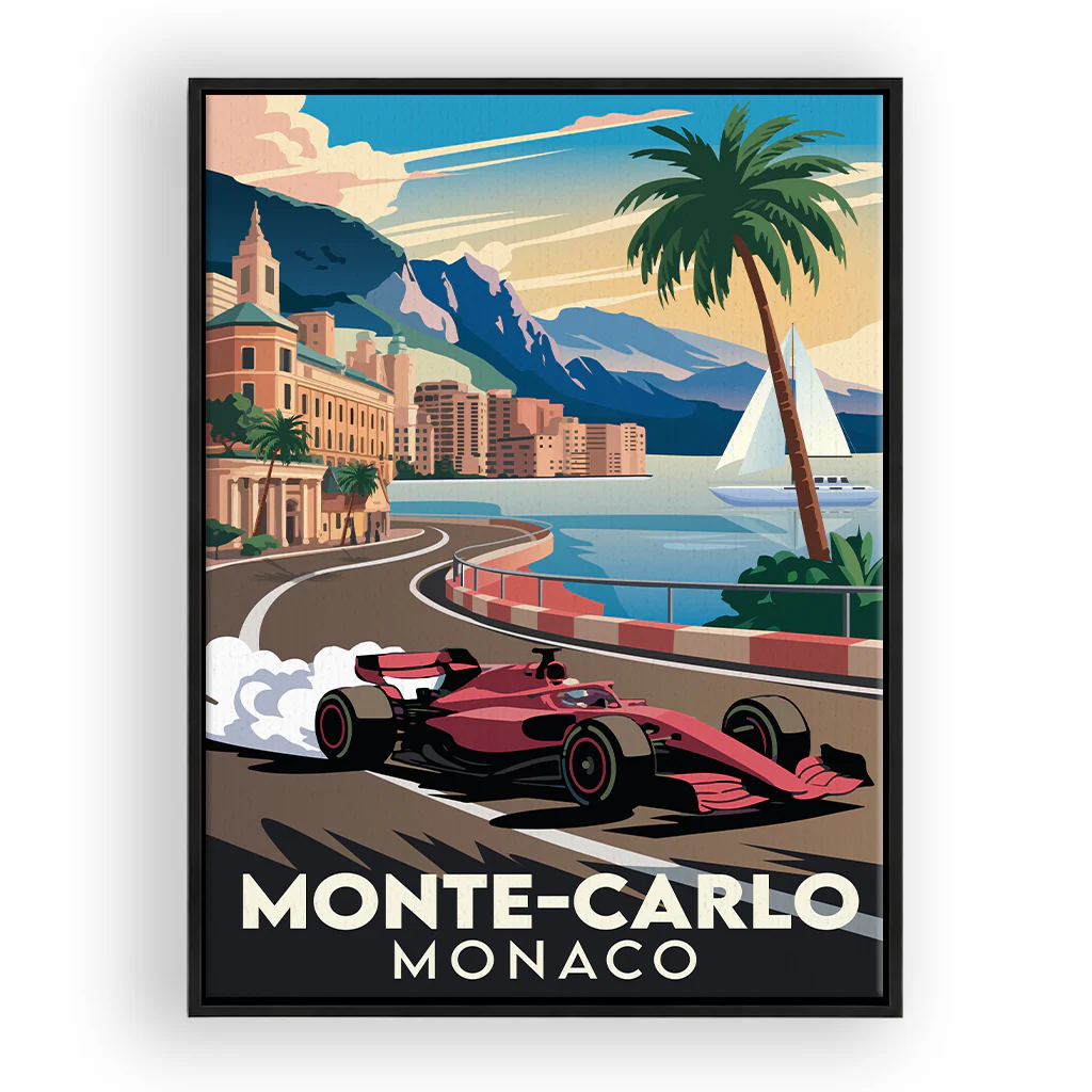 monaco leinwand_rahmen_schwarz
