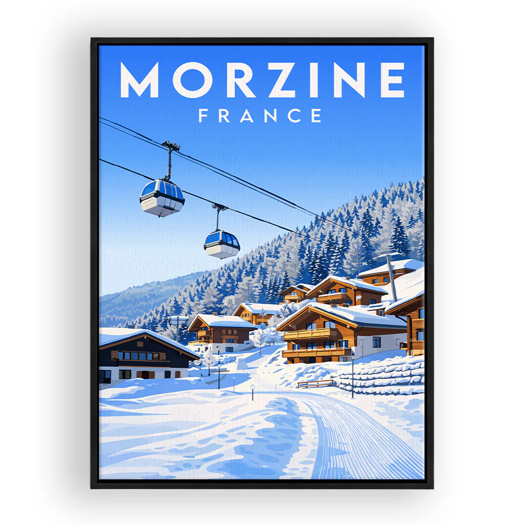 morzine leinwand_rahmen_schwarz