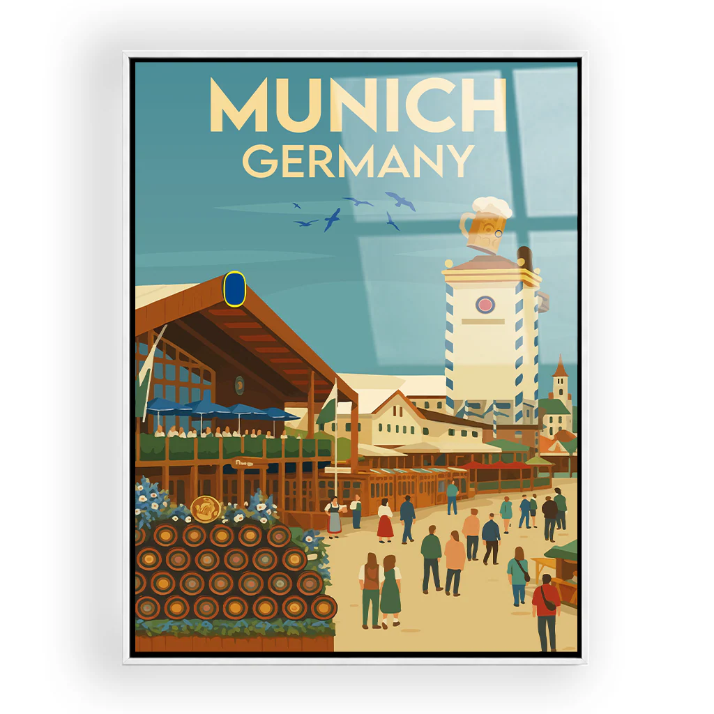 munich-oktoberfest acryl_rahmen_weiss