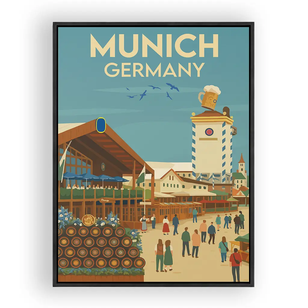 munich-oktoberfest alu_rahmen_schwarz