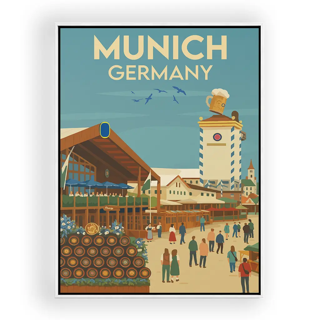 munich-oktoberfest alu_rahmen_weiss