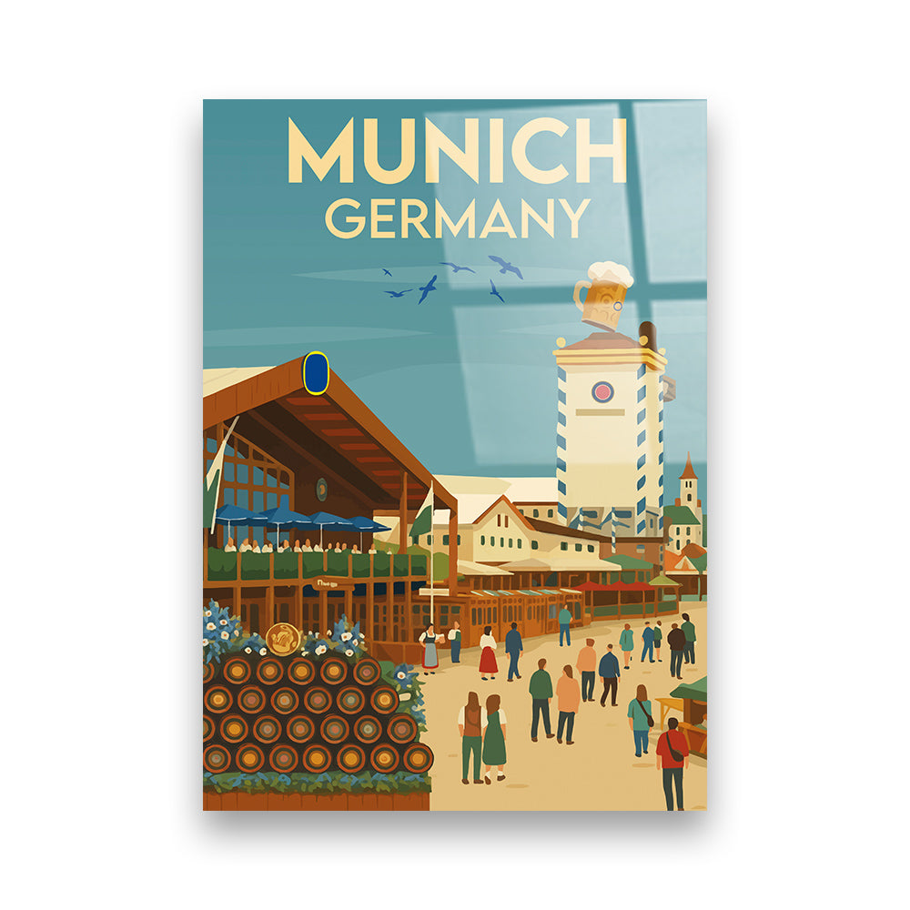 Oktoberfest München Acryldruck