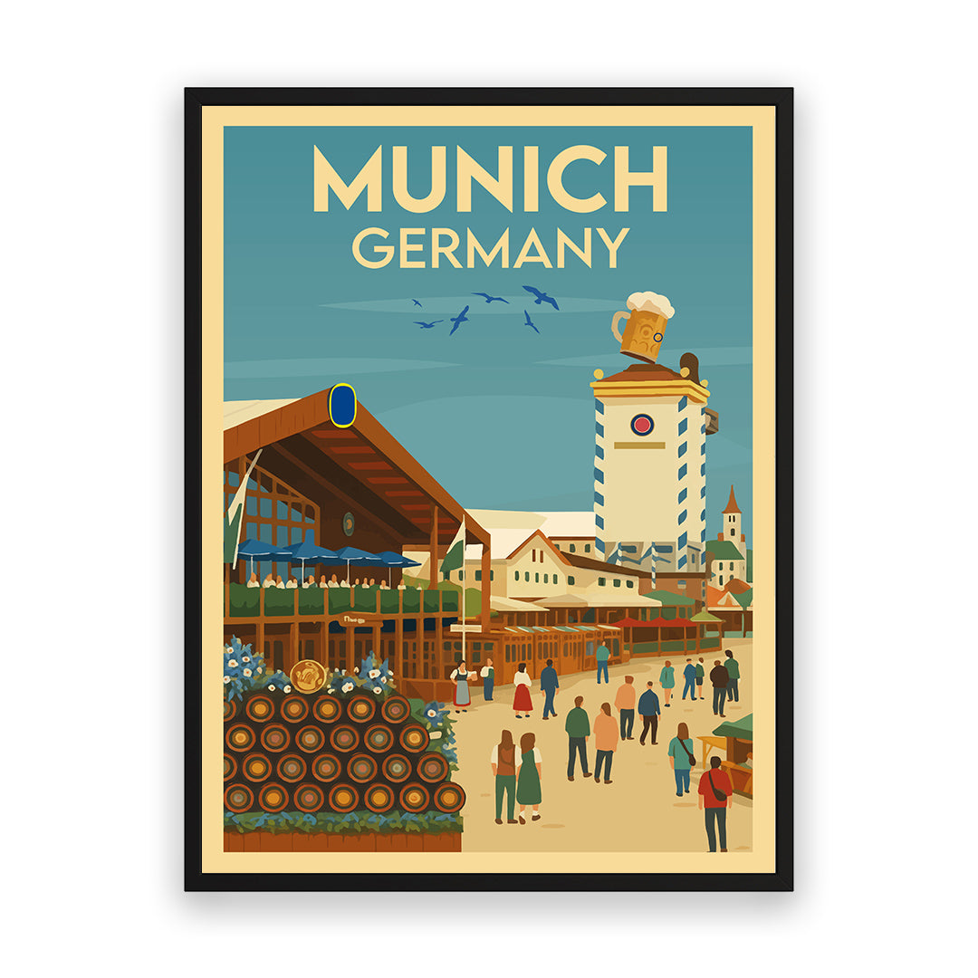 Oktoberfest München Deutschland Kunstdruck