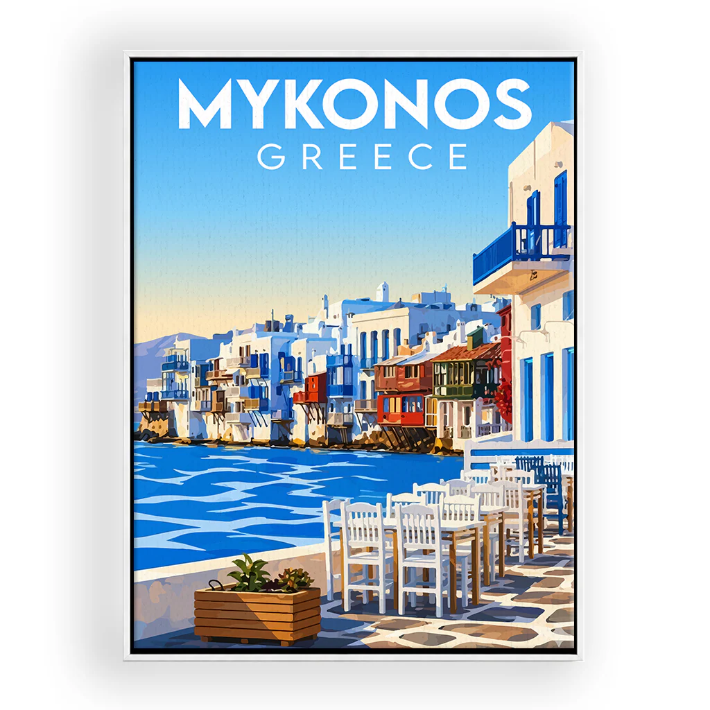 mykonos leinwand_rahmen_weiss