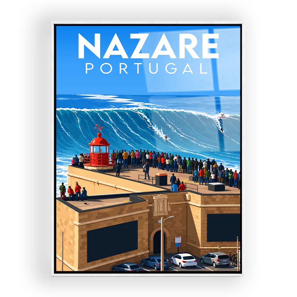 nazare acryl_rahmen_weiss