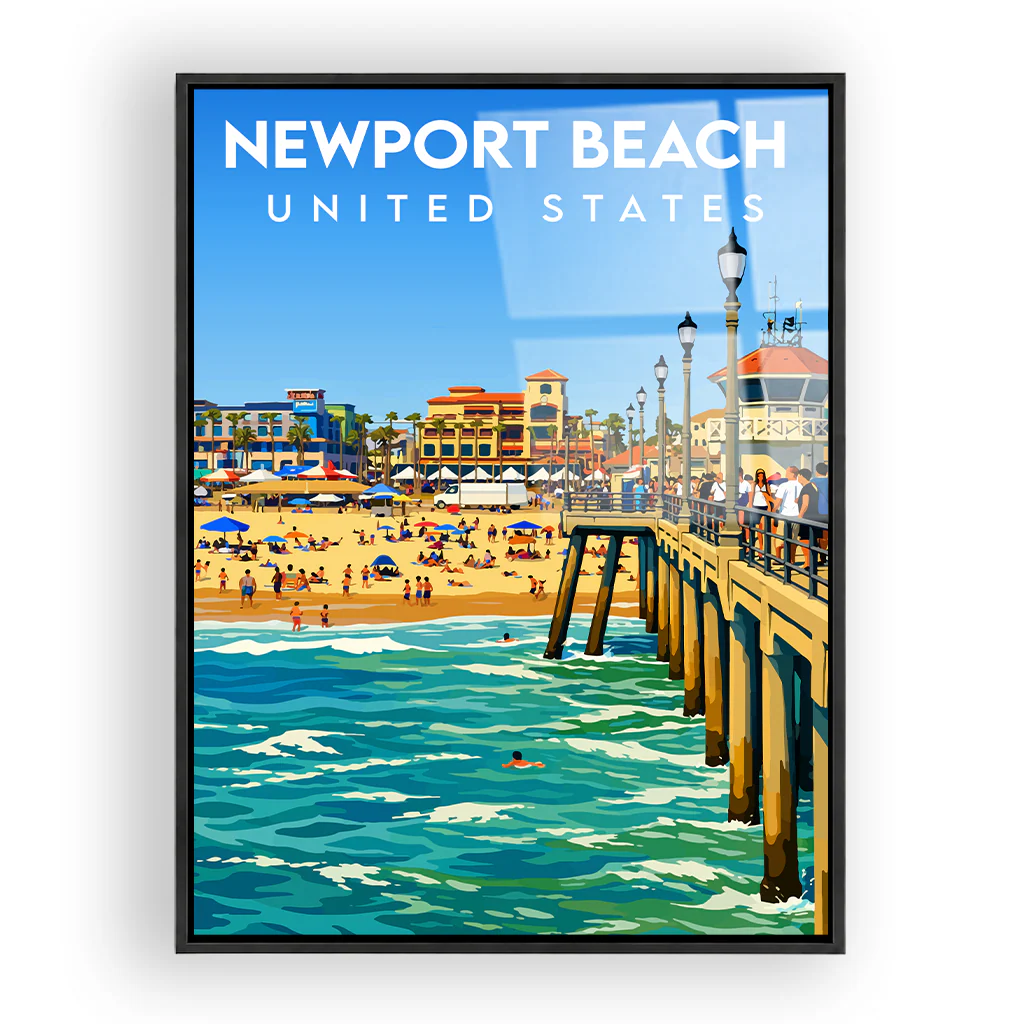 newport-beach acryl_rahmen_schwarz