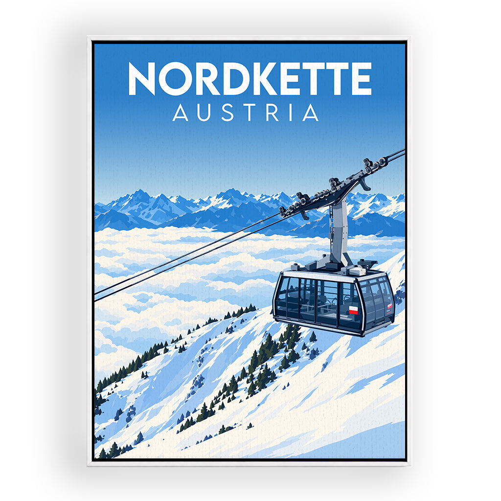 nordkette leinwand_rahmen_weiss