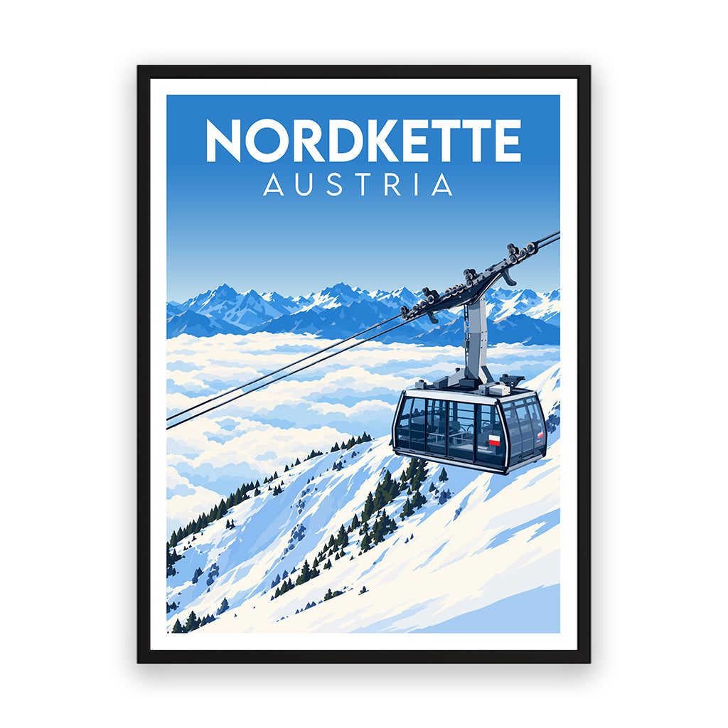 nordkette poster_rahmen_schwarz