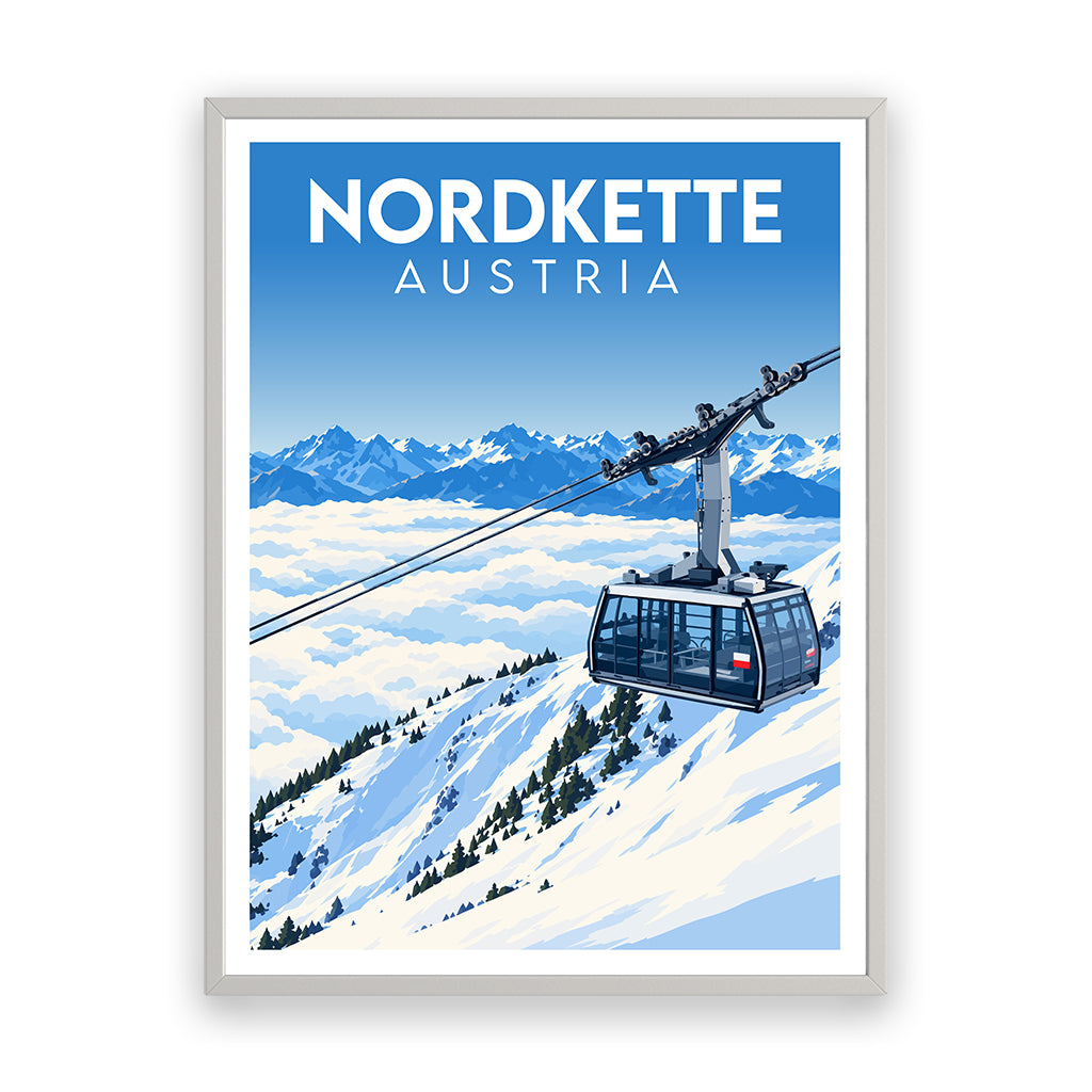 nordkette poster_rahmen_weiss