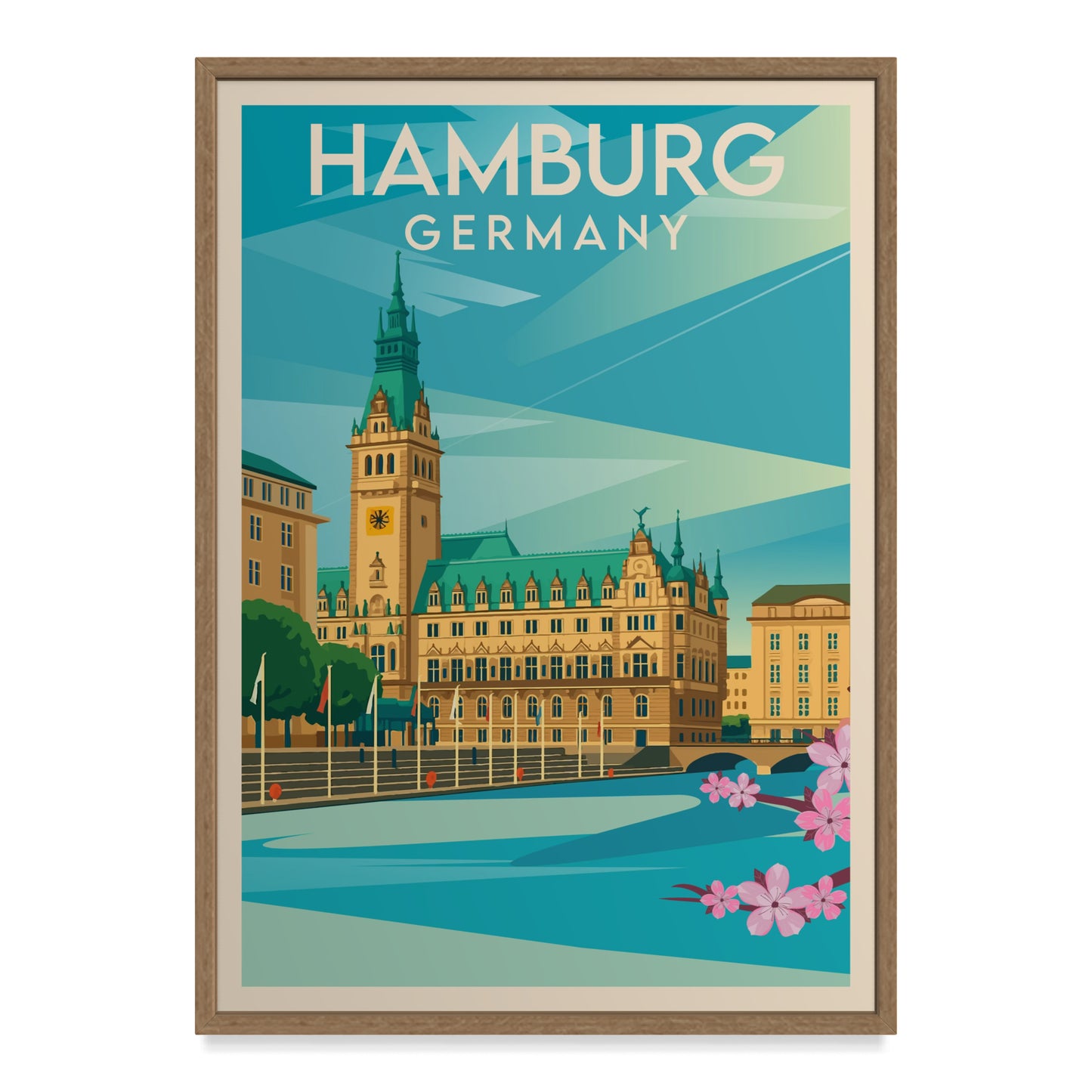 Hamburg Deutschland Kunstdruck