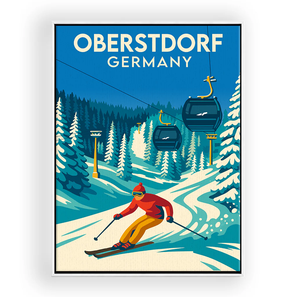 oberstdorf leinwand_rahmen_weiss