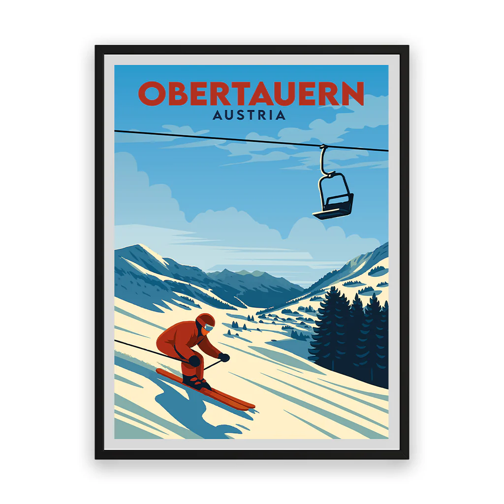 obertauern poster_rahmen_schwarz