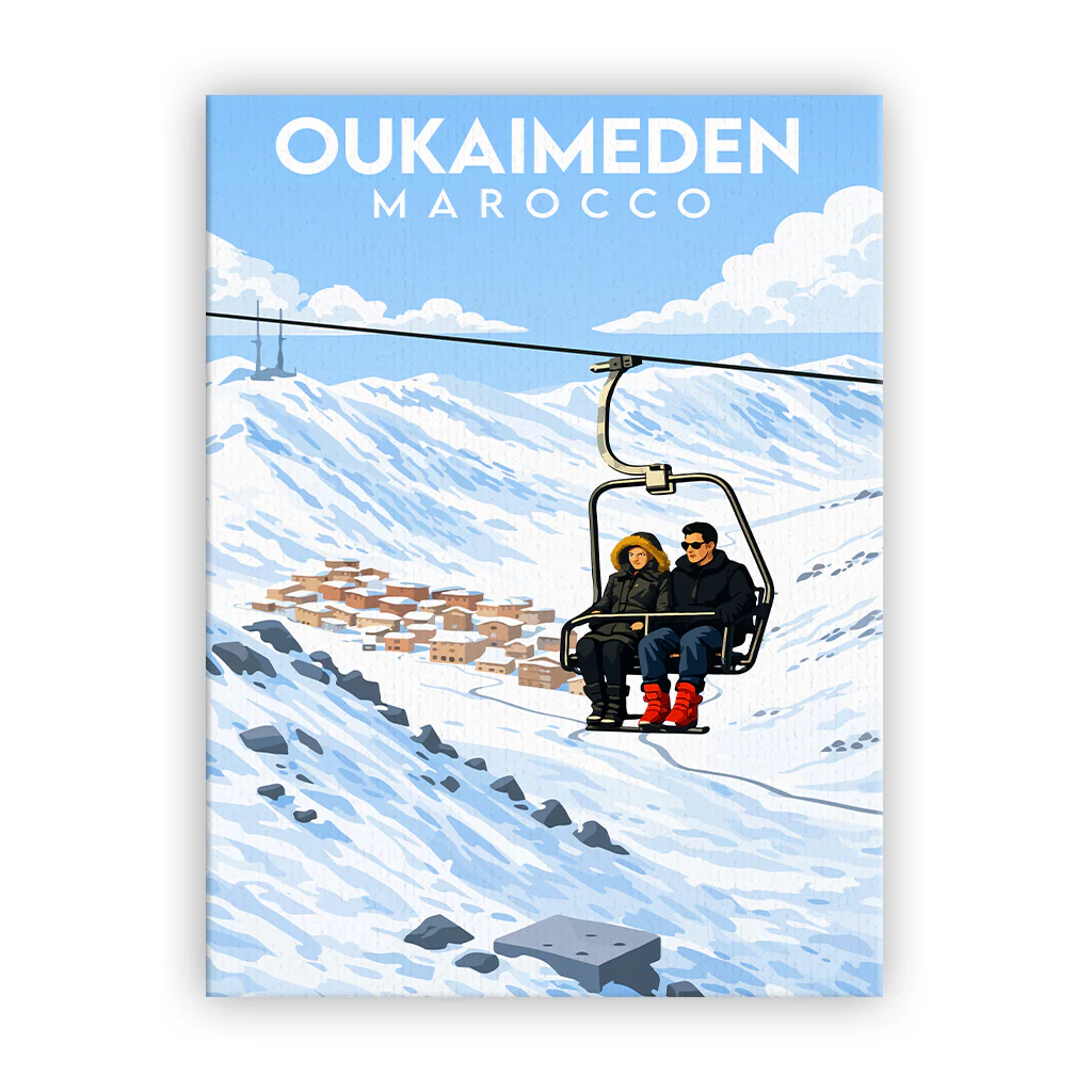 oukaimeden leinwand_ohnerahmen