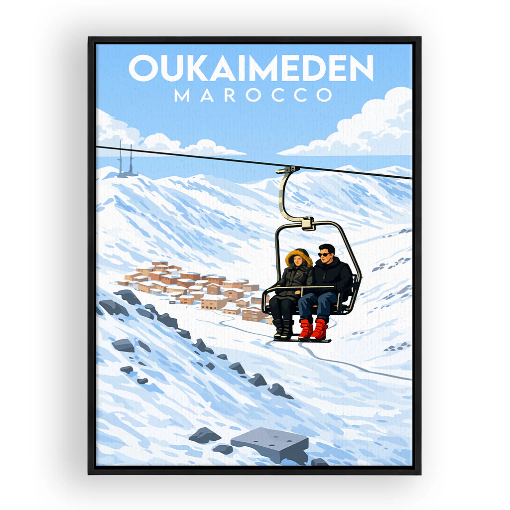oukaimeden leinwand_rahmen_schwarz