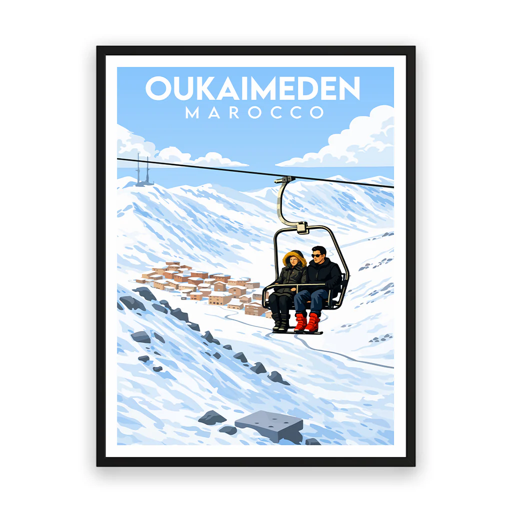 oukaimeden poster_rahmen_schwarz