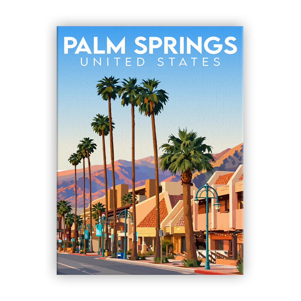 palm-springs leinwand_ohnerahmen