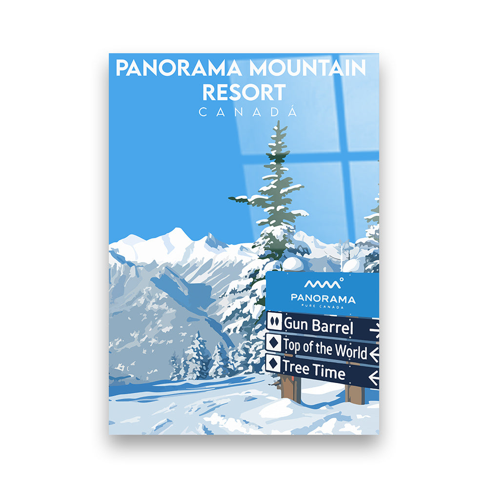 Panorama Mountain Kanada Acryldruck