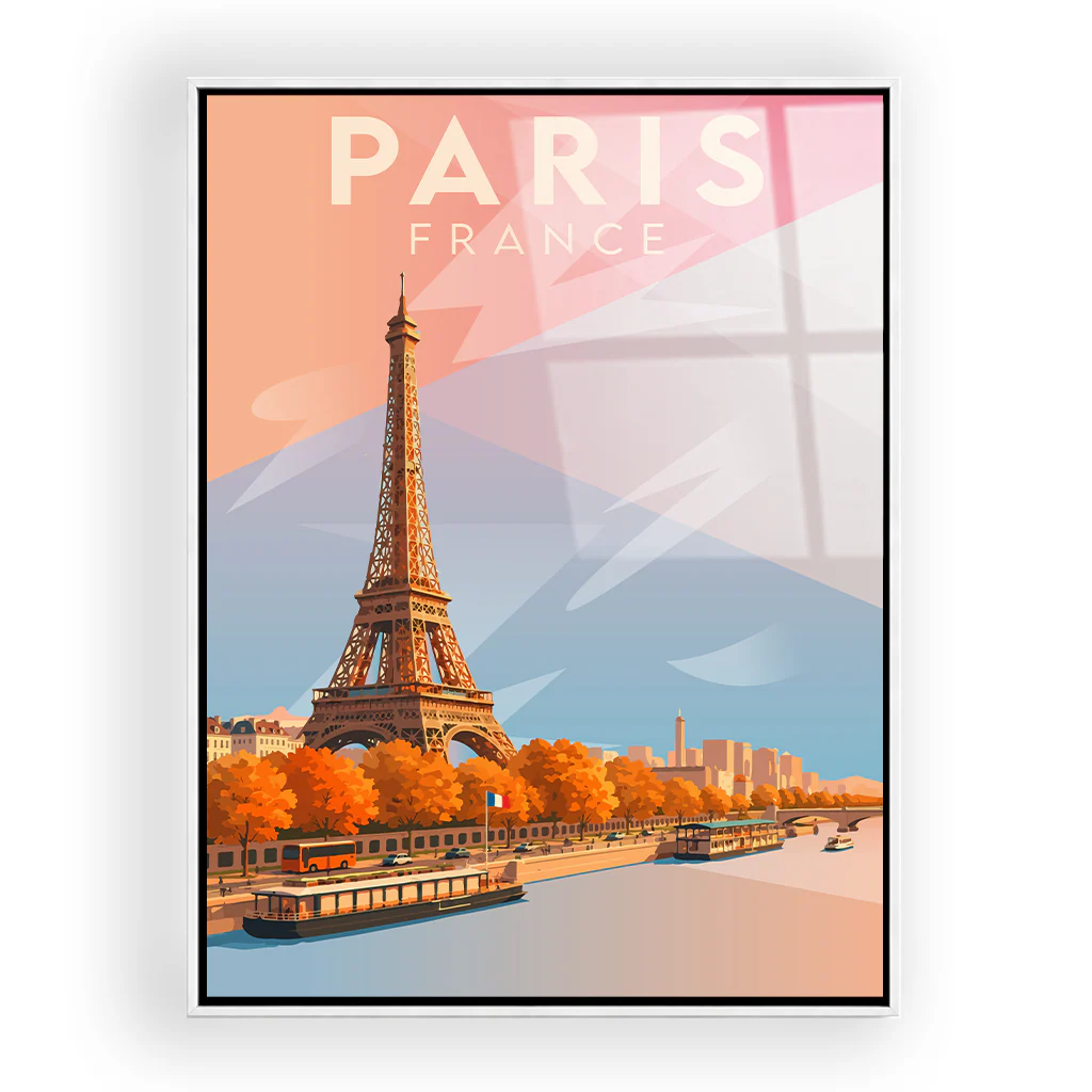 paris acryl_rahmen_weiss