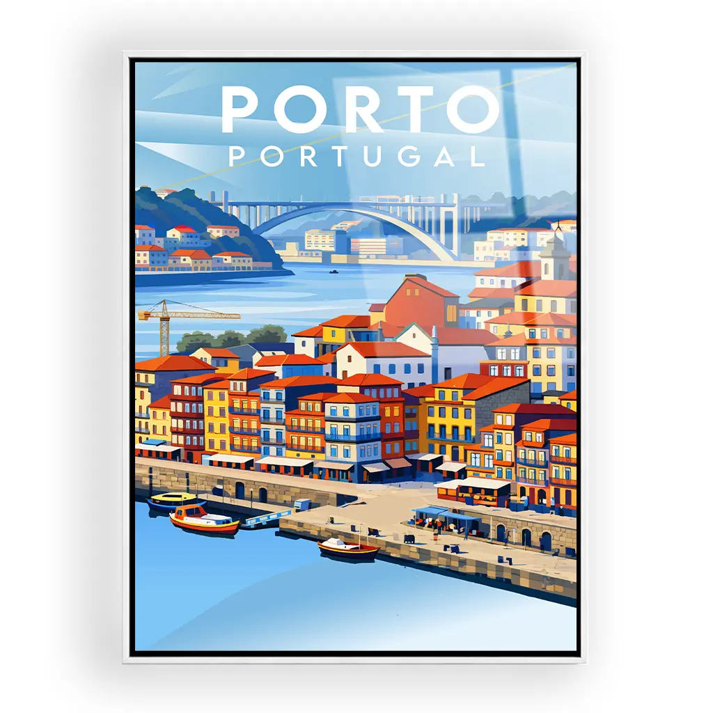 porto acryl_rahmen_weiss