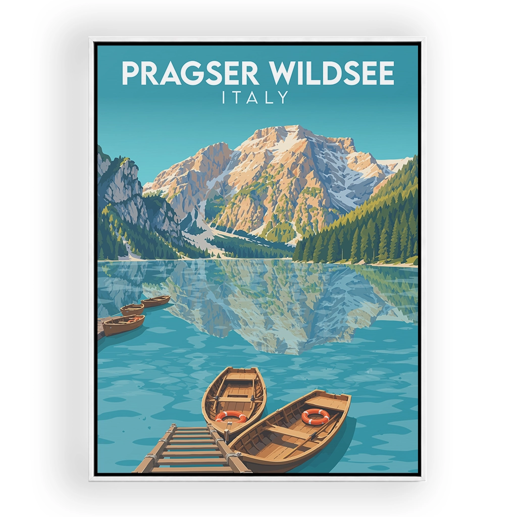 pragser-wildsee alu_rahmen_weiss