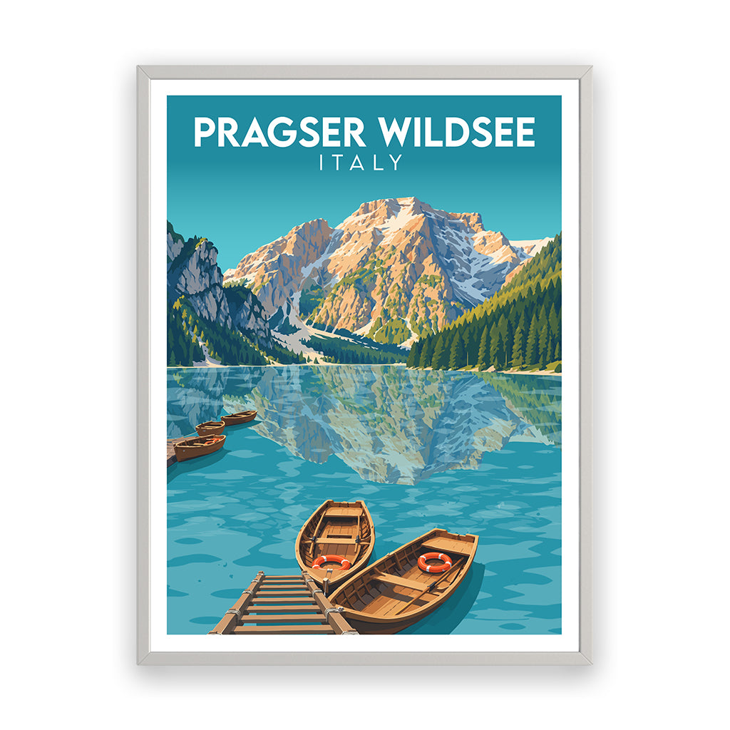 pragser-wildsee poster_rahmen_weiss