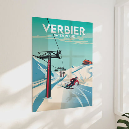 Verbier Schweiz Acrylglas