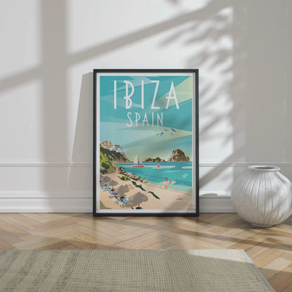 Ibiza Spanien Kunstdruck