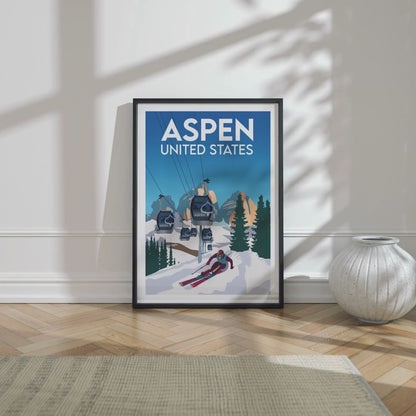 Aspen USA Kunstdruck
