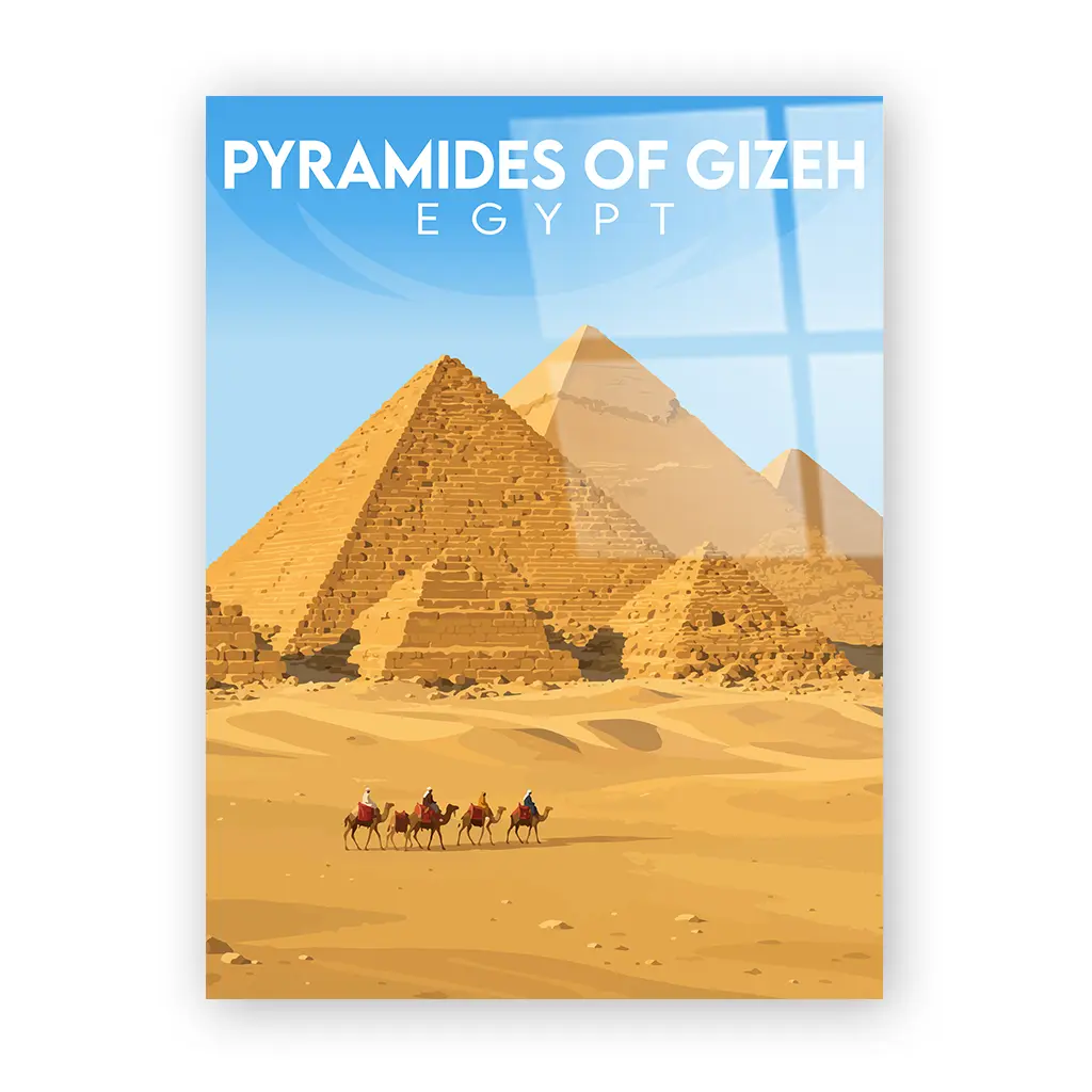 pyramides-of-gizeh acryl_ohnerahmen