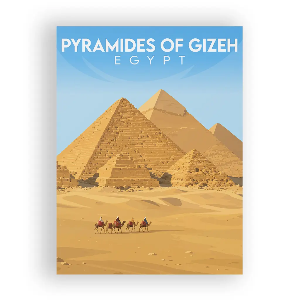 pyramides-of-gizeh alu_ohnerahmen