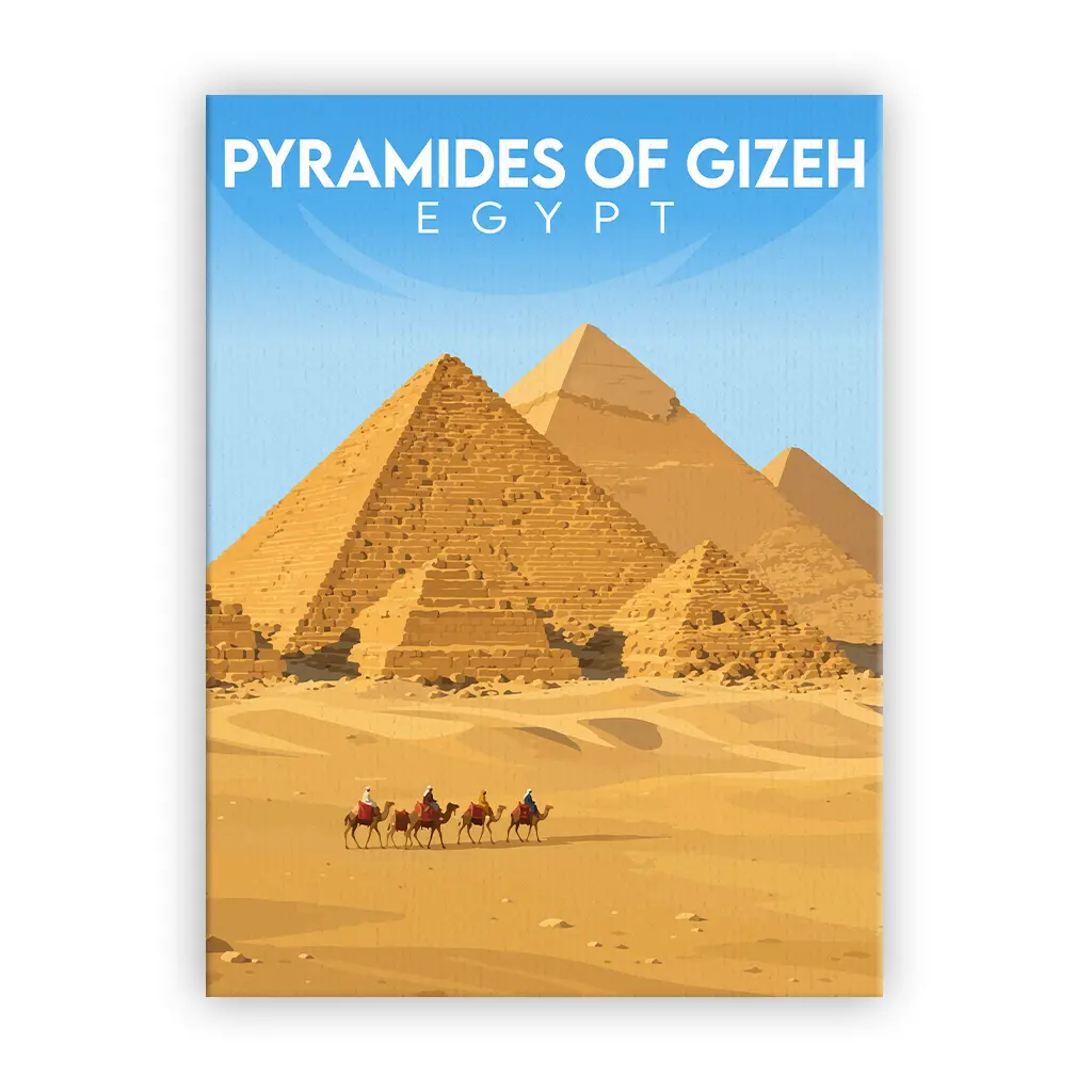 pyramides-of-gizeh leinwand_ohnerahmen