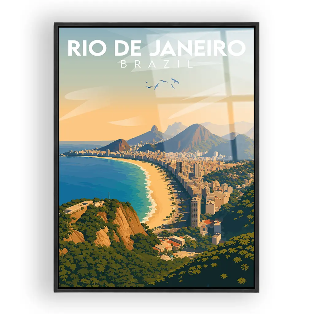 rio-de-janeiro acryl_rahmen_schwarz