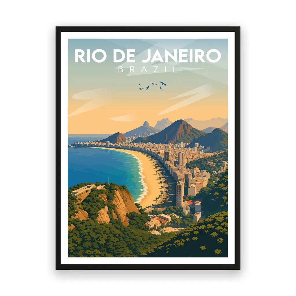 rio-de-janeiro poster_rahmen_schwarz