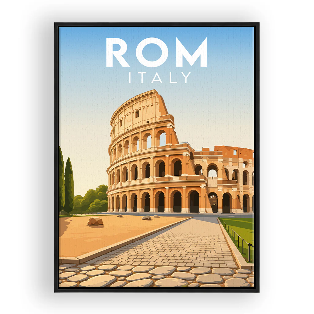 rom leinwand_rahmen_schwarz