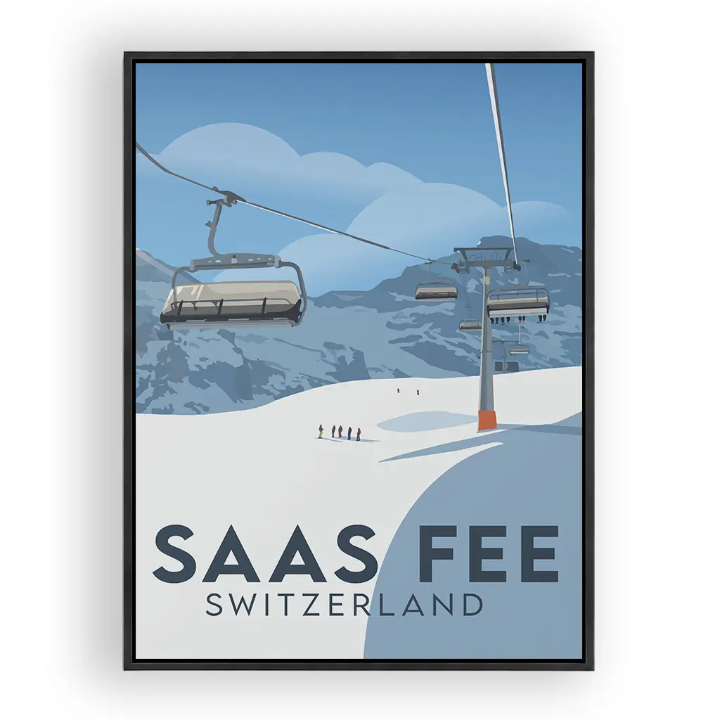 saas-fee alu_rahmen_schwarz