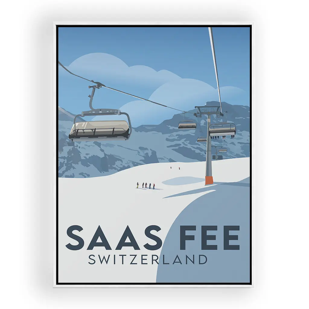 saas-fee alu_rahmen_weiss