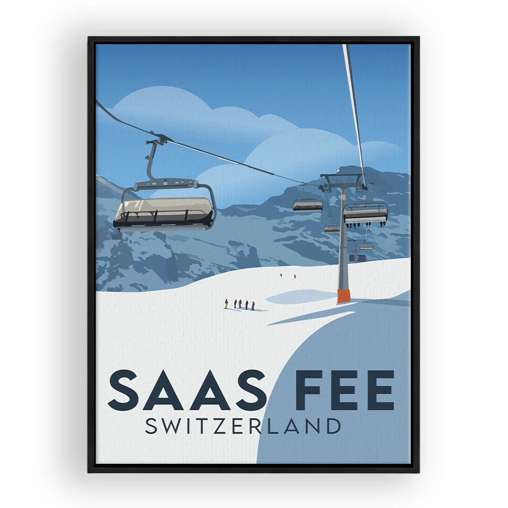 saas-fee leinwand_rahmen_schwarz