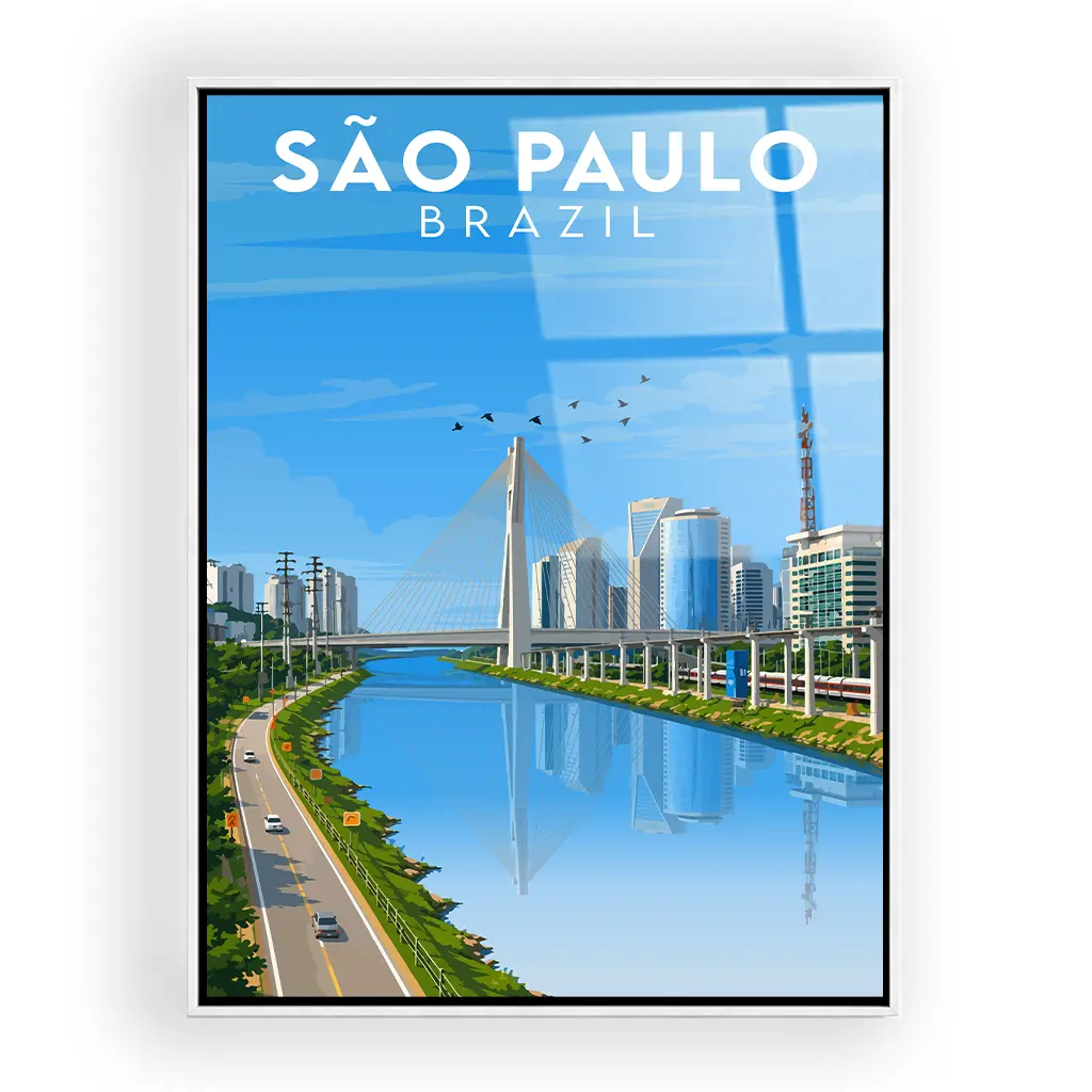 sao-paulo acryl_rahmen_weiss
