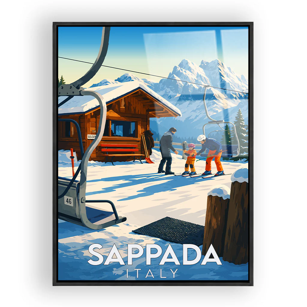 sappada acryl_rahmen_schwarz