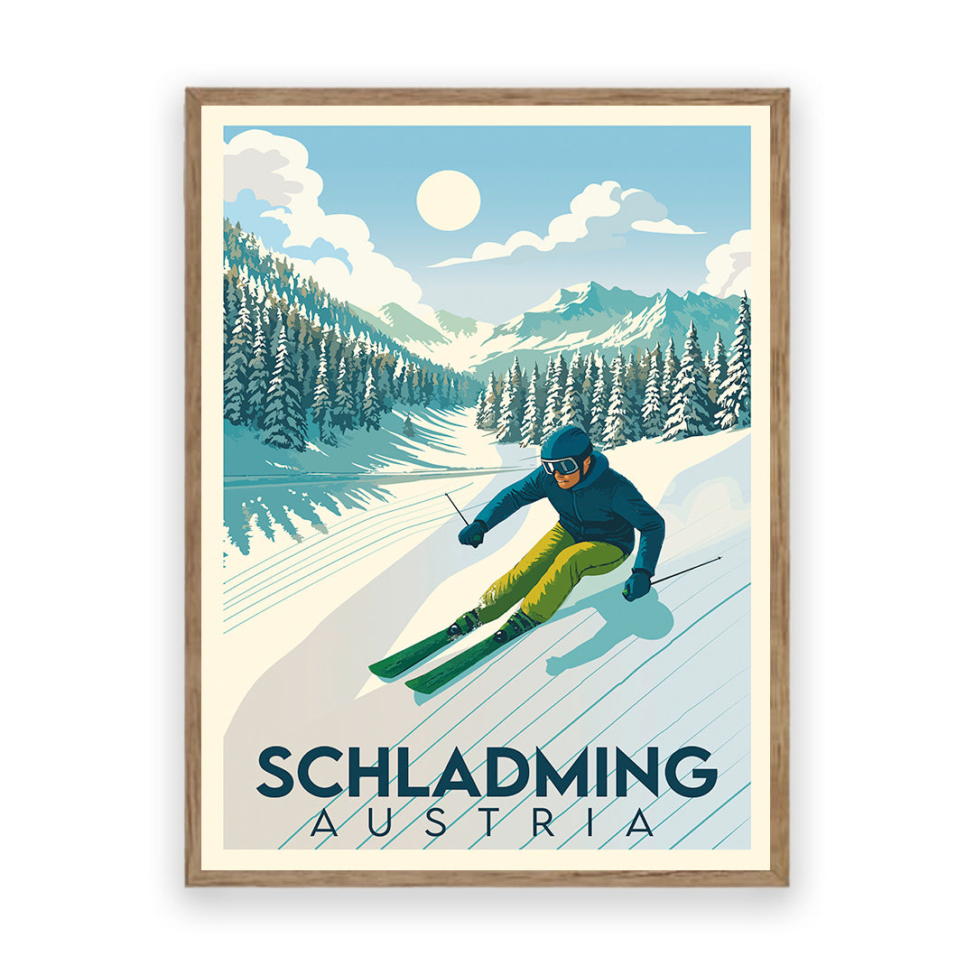 Schladming Österreich Kunstdruck