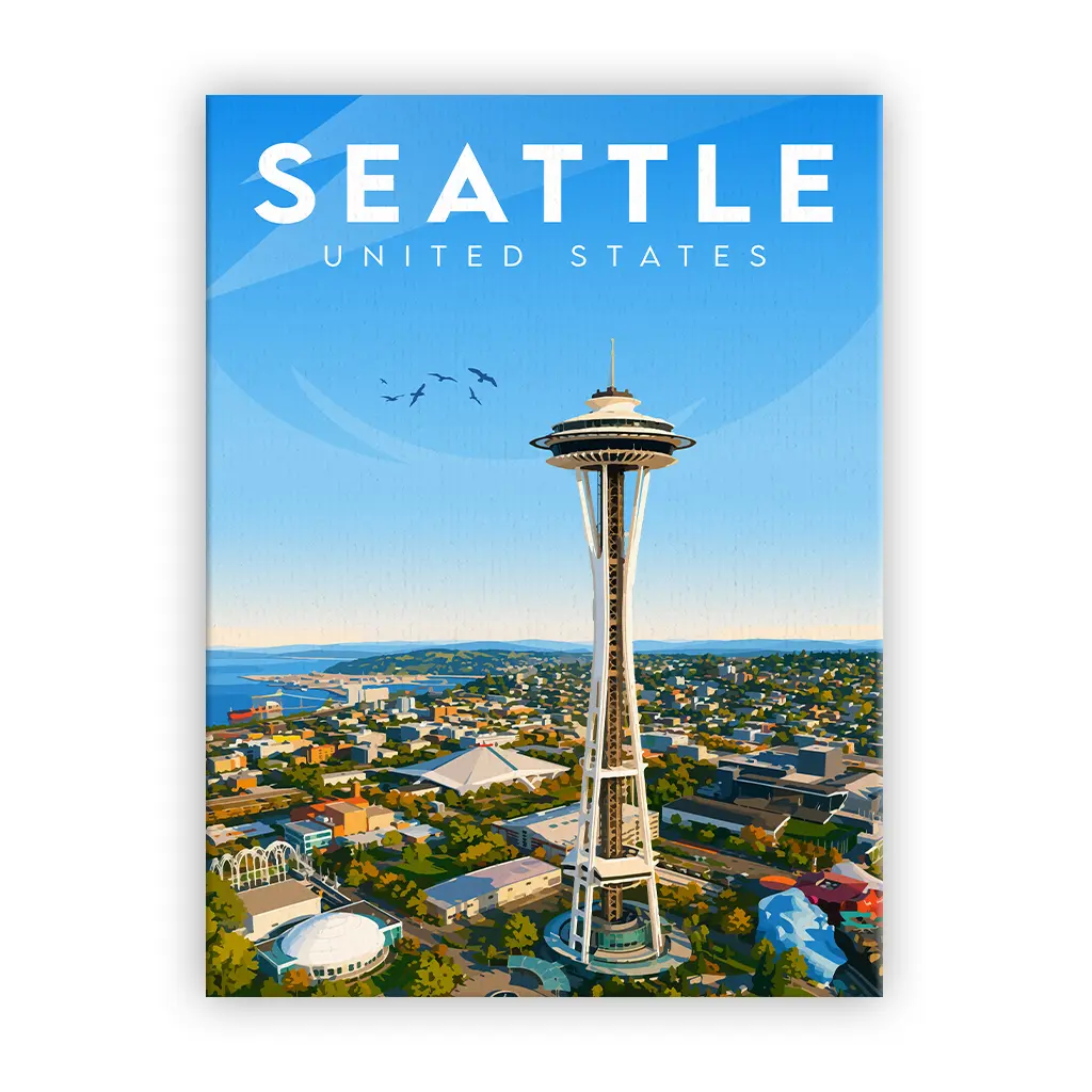 seattle leinwand_ohnerahmen