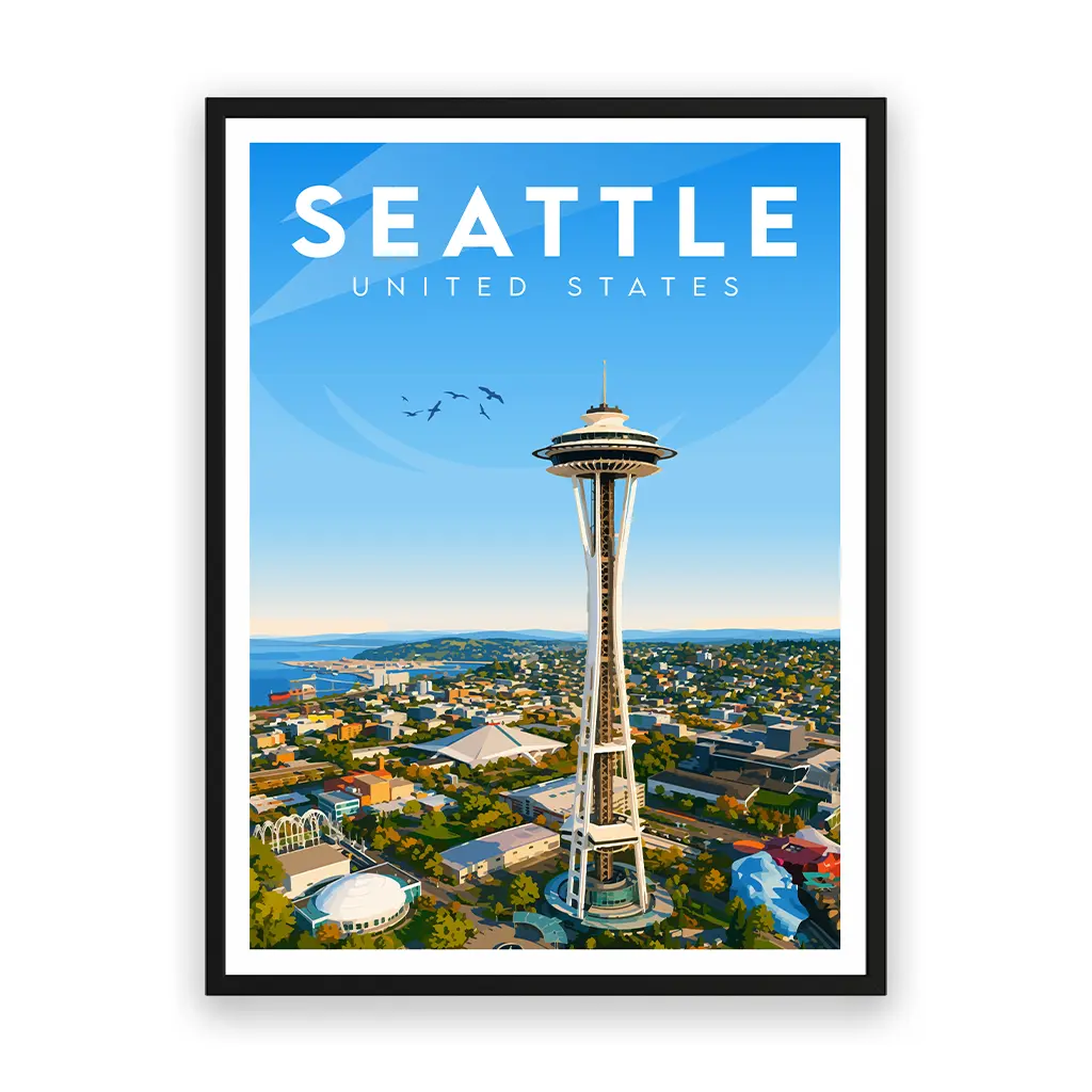 seattle poster_rahmen_schwarz
