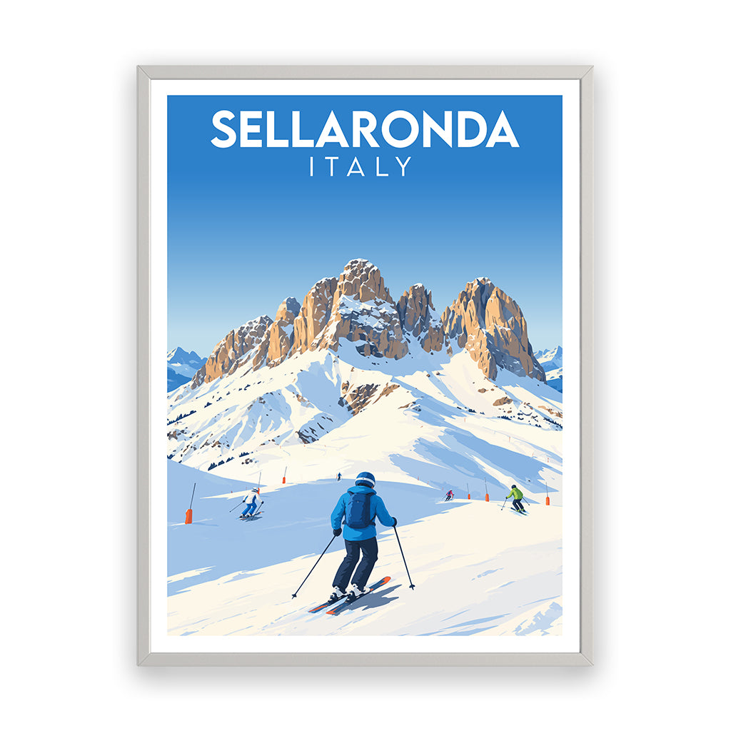 sellaronda poster_rahmen_weiss