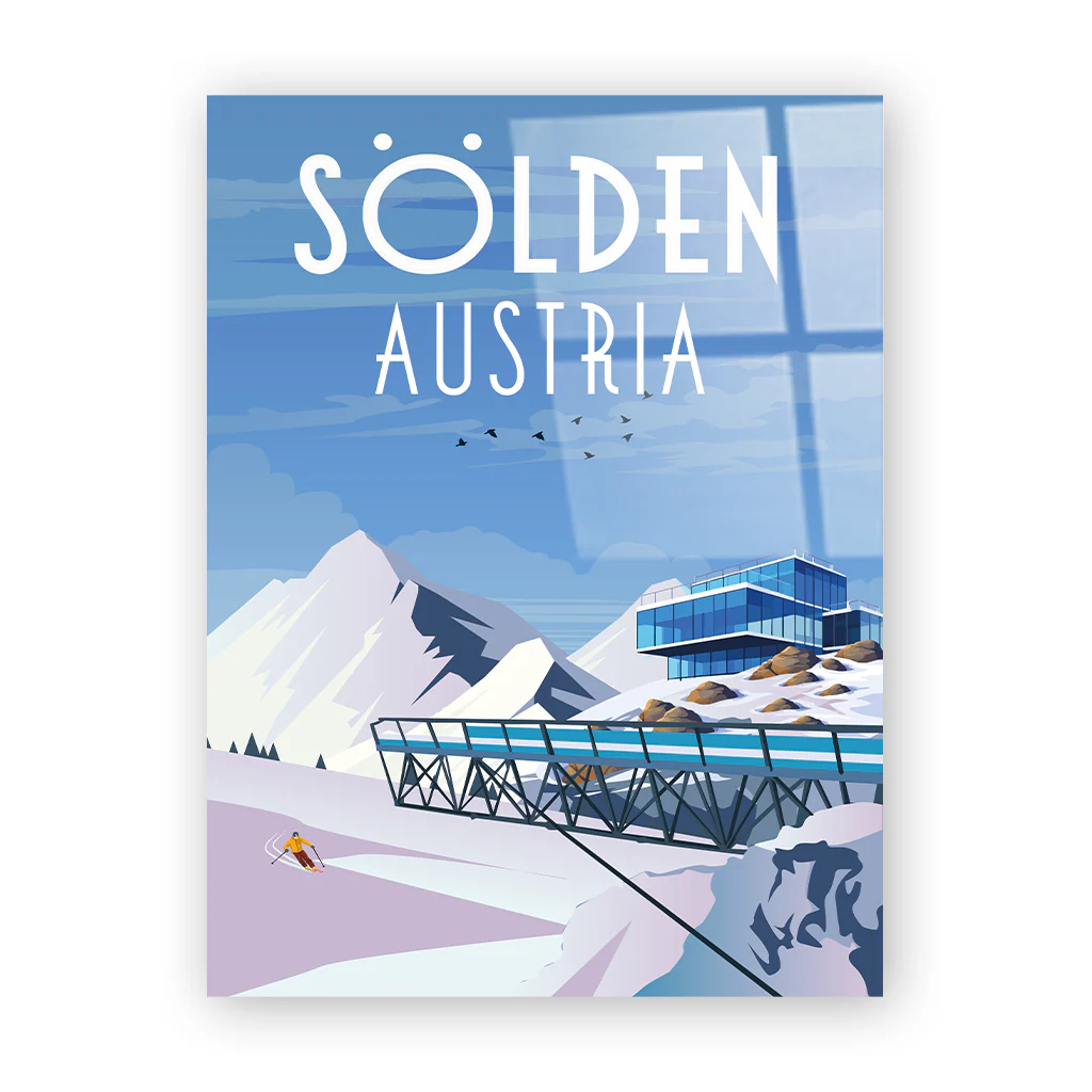 soelden Acryl ohne Rahmen