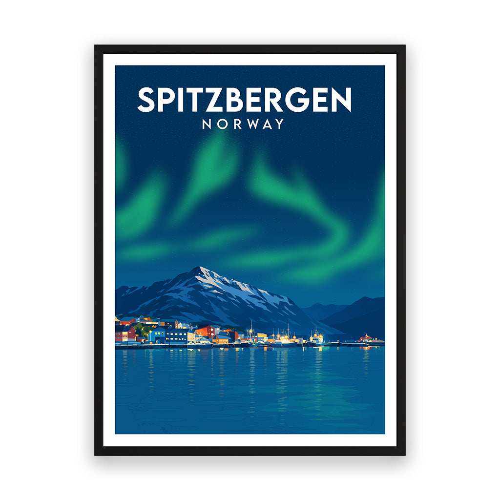 spitzbergen poster_rahmen_schwarz