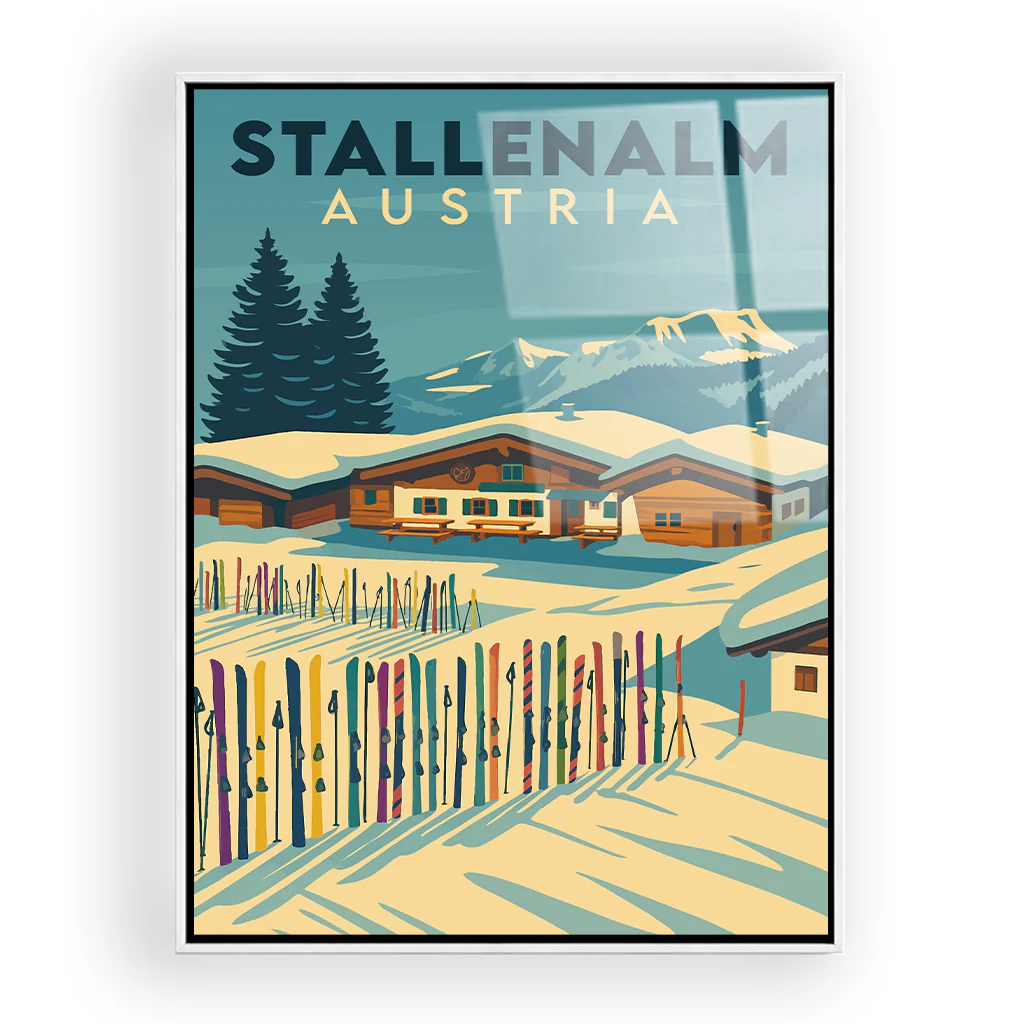 stallenalm acryl_rahmen_weiss