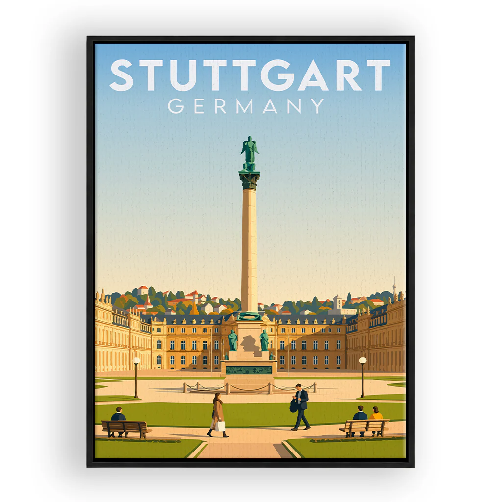 stuttgart leinwand_rahmen_schwarz