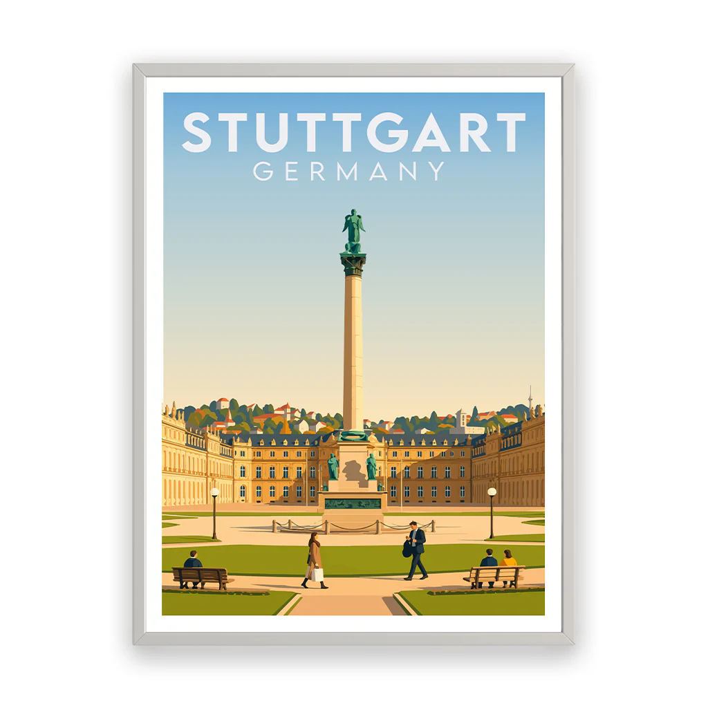 stuttgart poster_rahmen_weiss