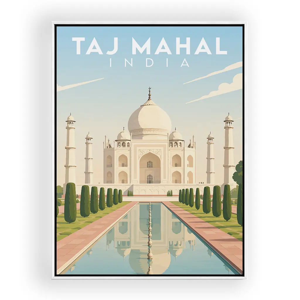 taj-mahal alu_rahmen_weiss